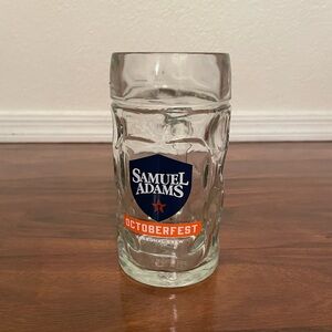 Samuel Adams Octoberfest Seasonal Brew Dimpled Glass Beer Stein